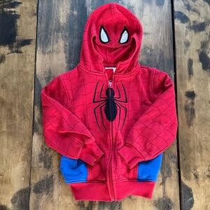 Marvel Spider-Man Red and Blue Kids Hoodie